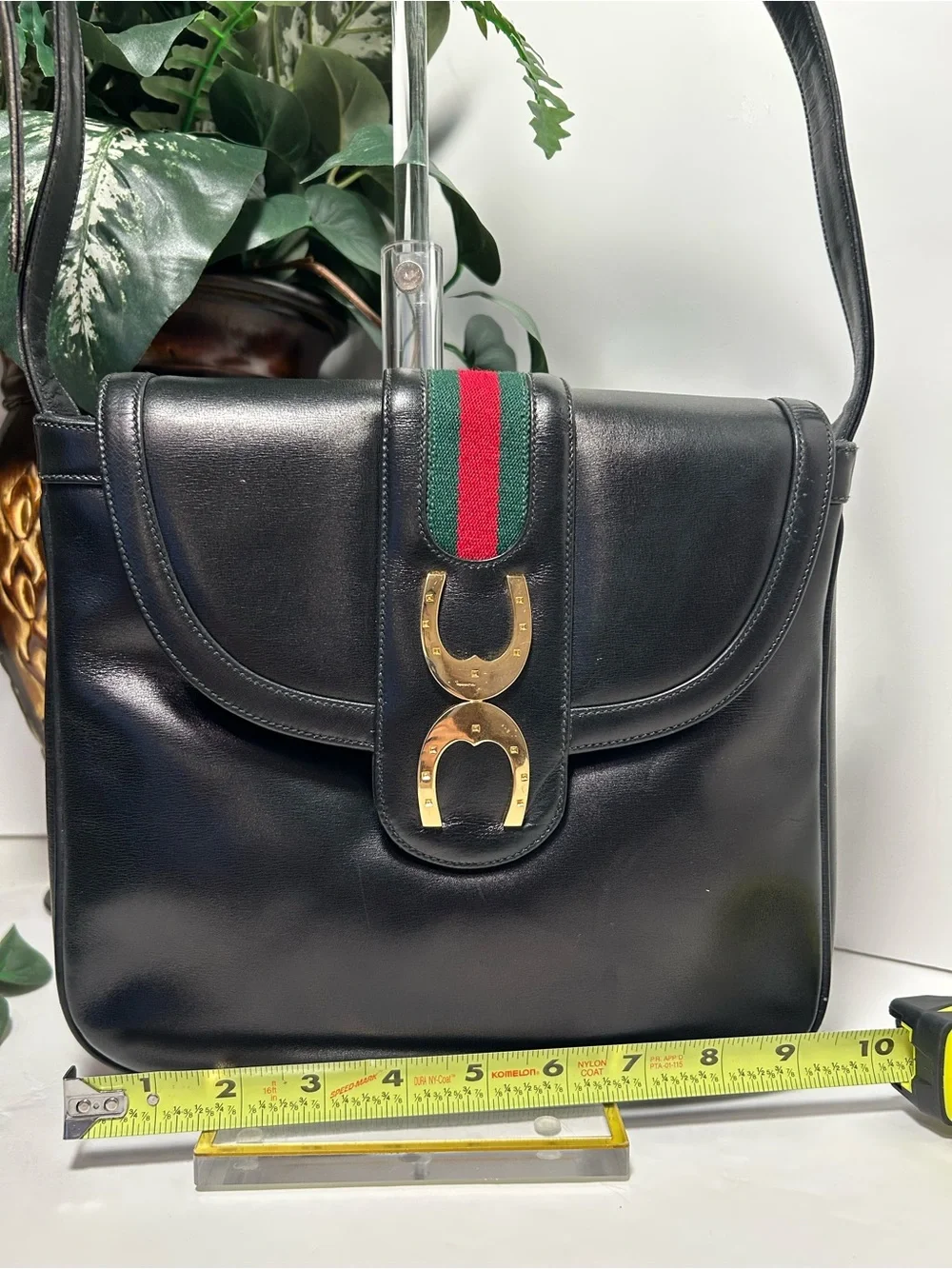 ✨ Vintage Gucci Equestrian Web Shoulder Bag ✨. WITH COA - Picture 12 of 16